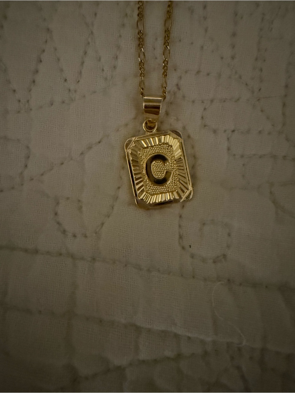 Bracha Gold Initial C Pendant Necklace - Women Jewelry